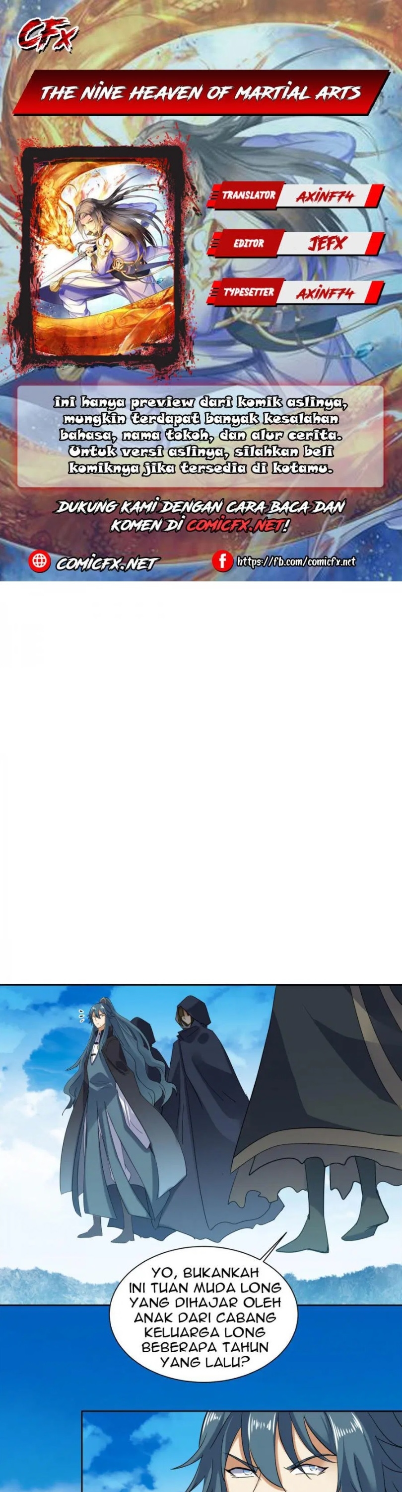 The Nine Heaven of Martial Arts Chapter 184 Gambar 1